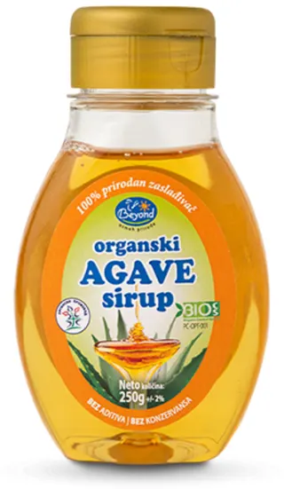 SIRUP AGAVE ORGANIC 250G BEYOND