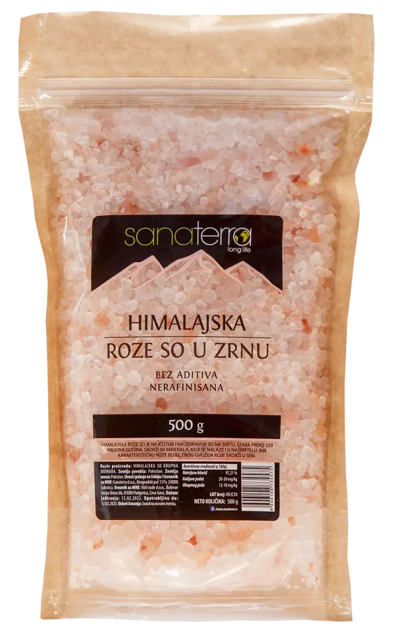 SO ROZE HIMALAJSKA U ZRNU 500GR SANATERRA SANATERRA