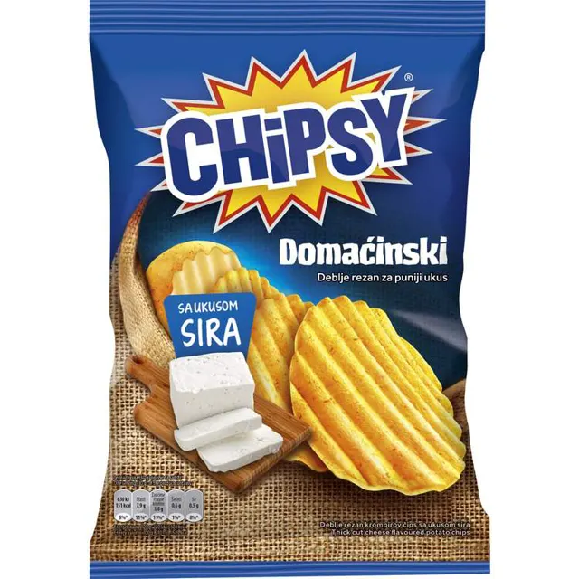 Cips Domacinski/ukus fete Chipsy 60g Chipsy