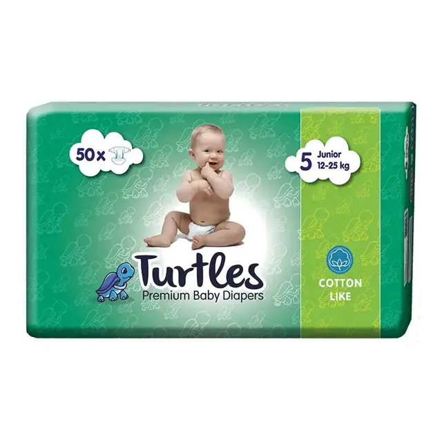 Pelene Junior velicina 5 12 25kg 46 komada TURTLES