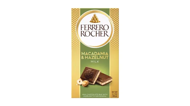 ČOKOLADA MLEČNA ROCHER MACADAMIA 90GR FERRERO ROCHER