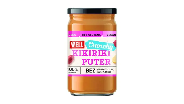 KIKIRIKI PUTER WELL 500G CRUNCHY TIRA