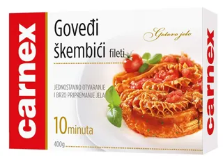 G.J GOVEDJI SKEMBICI 400gr CARNEX