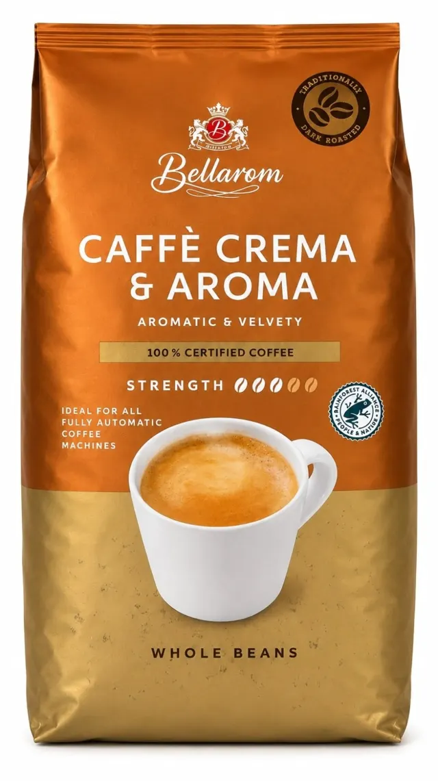 Kafa u zrnu Crema MK8 1000g Bellarom