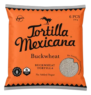 TORTILJA MEXICANA BUCKWHEAT 370G PIP