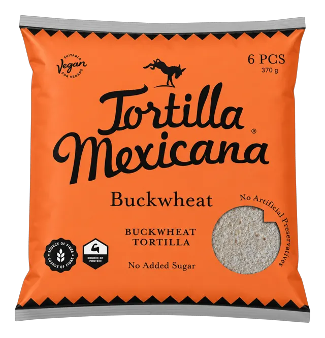 TORTILJA MEXICANA BUCKWHEAT 370G PIP PIP