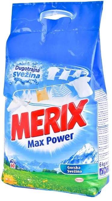 DETERDZENT MERIX ZA VES POWDER GORSKA SVEZINA 6KG MERIX