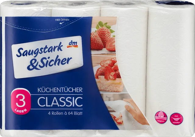 S&S kuhinjski ubrusi Classic 4/1 Saugstark&Sicher