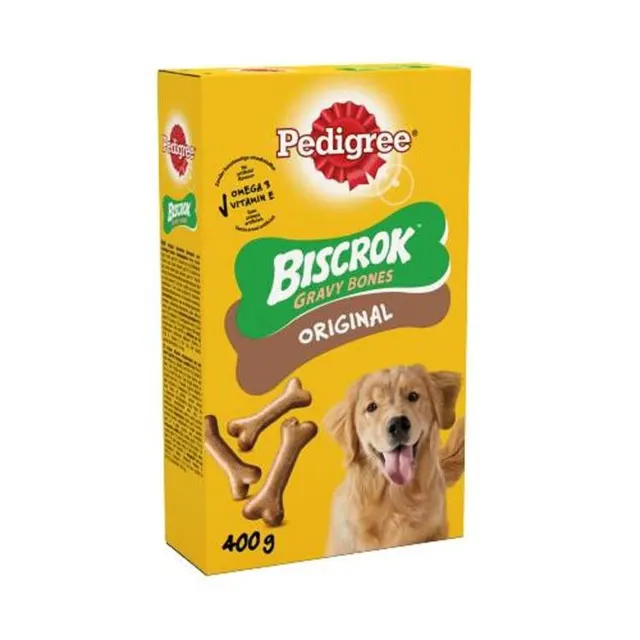 POSLASTICE ZA PSE PEDIGREE BISCROK GRAVY BONES 400 G MARS PEDIGREE