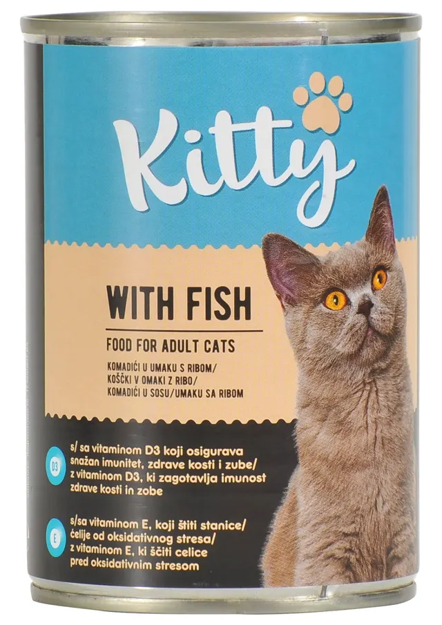 KOMADIĆI U UMAKU RIBA 405G KITTY KITTY