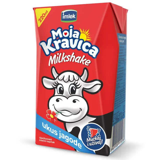 Milk shake jagoda MK 235ml TB Moja kravica