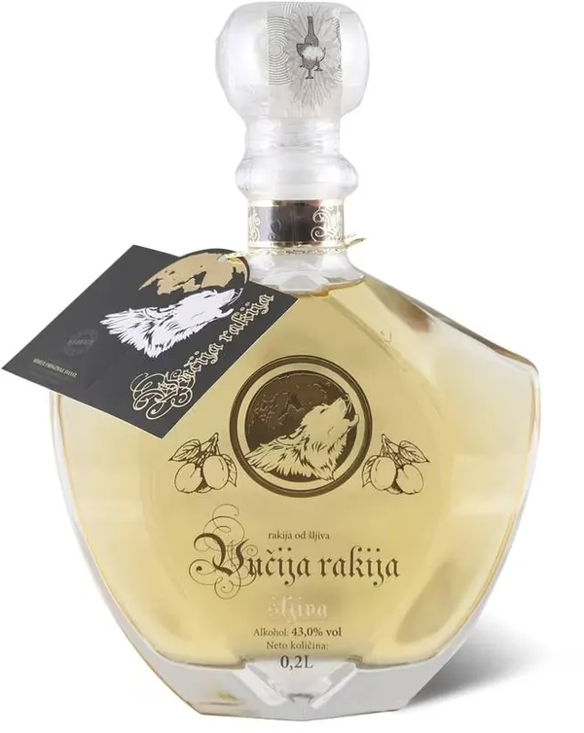 Vucija rakija od sljive 43% 0.2l VUČIJA RAKIJA