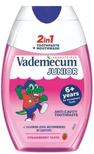 PASTA ZA ZUBE VADEMECUM 6+ STRAWBERRY 75ML HENKEL VADEMECUM