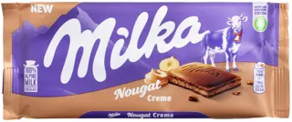 cokoladav MILKA NOUGAT CREME 85g nelt