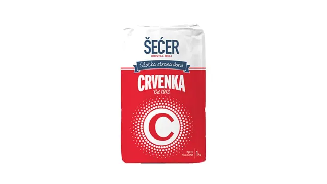 Secer kristal Crvenka 1kg Crvenka