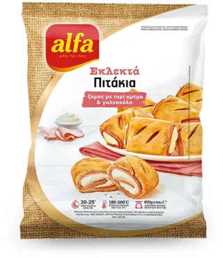PITA MINI KREM SIR I ĆURETINA 450GR ALFA FOODS