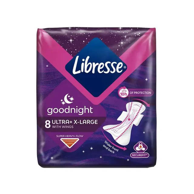 Ulosci Ultra Goodnihgt EW Libresse 8/1 8 kom Libresse