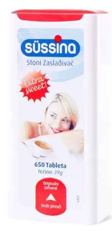 Zasladjivac Sussina 650 tableta
