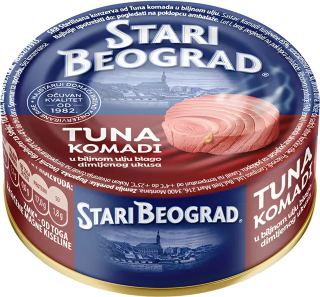 Tuna komadi dimlj.u biljnom ulju 160g TGK