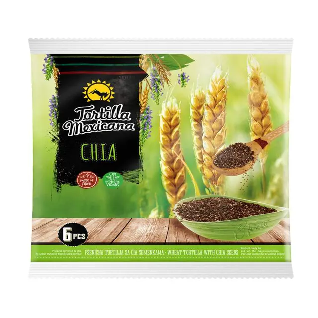 Tortilla Mexicana Chia 390g Mexicana