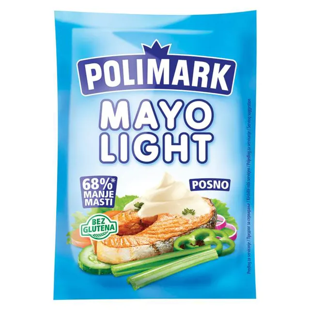 Majonez light kesa Polimark 180ml Polimark