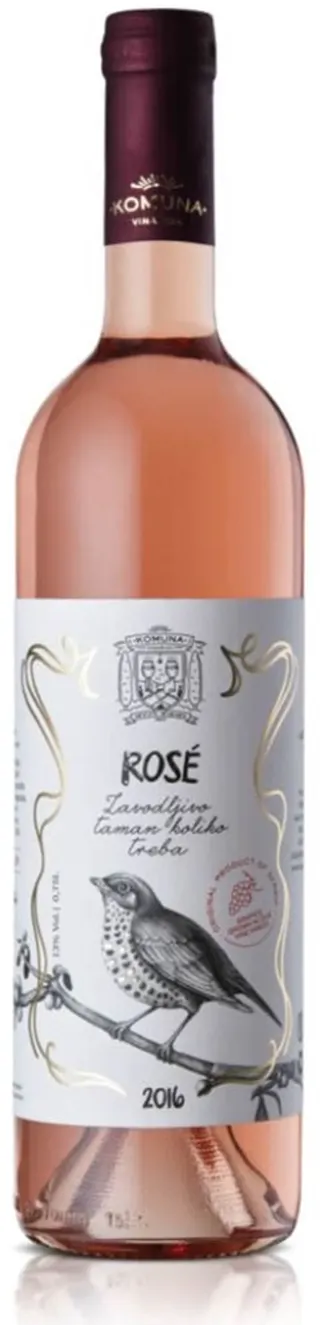 VINO ROSE KOMUNA 0.75L