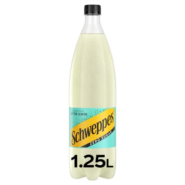 schweppes bitter lemon zero 1.25l pet coca cola SCHWEPPES