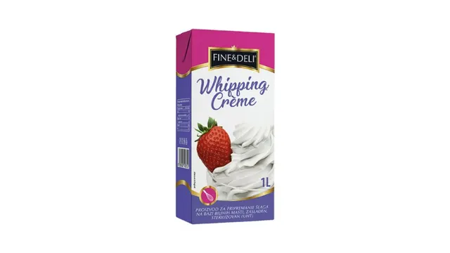 Whipping cream za slag 25% 1l Silbo Fine&Deli