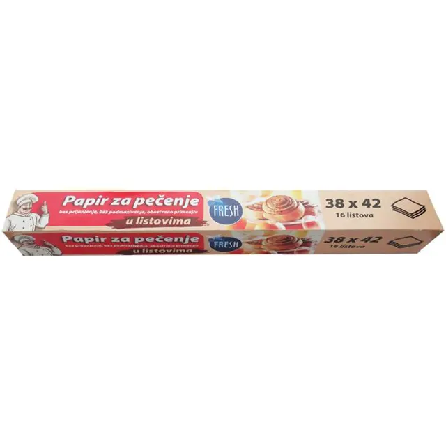 Fresh papir za pecenje u listovima 38x42 16/1 FRESH