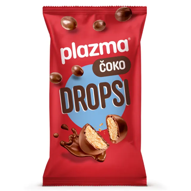 BOMBON ČOKO DRAŽEJE BAMBI PLAZMA ČOKO DROPSI 45G BAMBI PLAZMA
