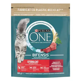 HRANA ZA MAČKE GOVEDINA STERILCAT 800GR PURINA ONE