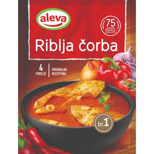 Zacin za riblju corbu 90g Aleva