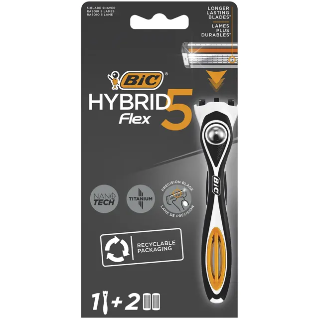 Brijac Flex5 Hybrid BIC rucica+2 dopune BIC
