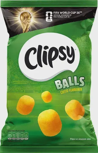 Clipsy loptica sir svetski kup 110g Marbo