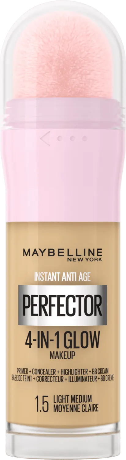 MAYBELLINE PERF. 4in1 GLOW teč.puder 1.5 MAYBELLINE NEW YORK
