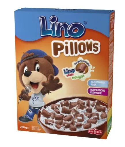 CEREALIJE LINO PILLOWS PODRAVKA 250GR PODRAVKA