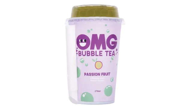 BUBBLE TEA OMG TROPSKO VOĆE SA ZELENA JABUKA BOBICAMA 270ML OMG BUBBLE TEA
