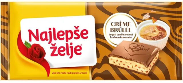NAJLEPSE ZELJE 182g CREME BRULEE