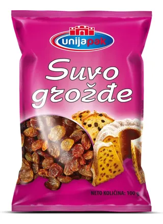 grozdje suvo 100g unijapak preh