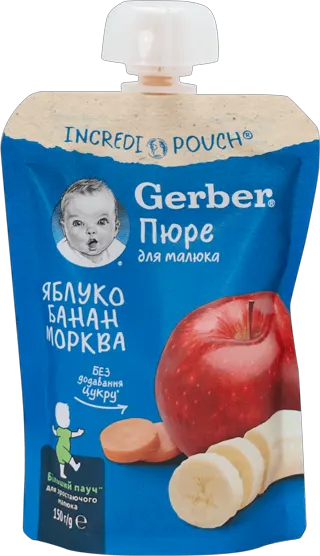 Gerber voć.pire jab/ban/šar 6m+ 150g