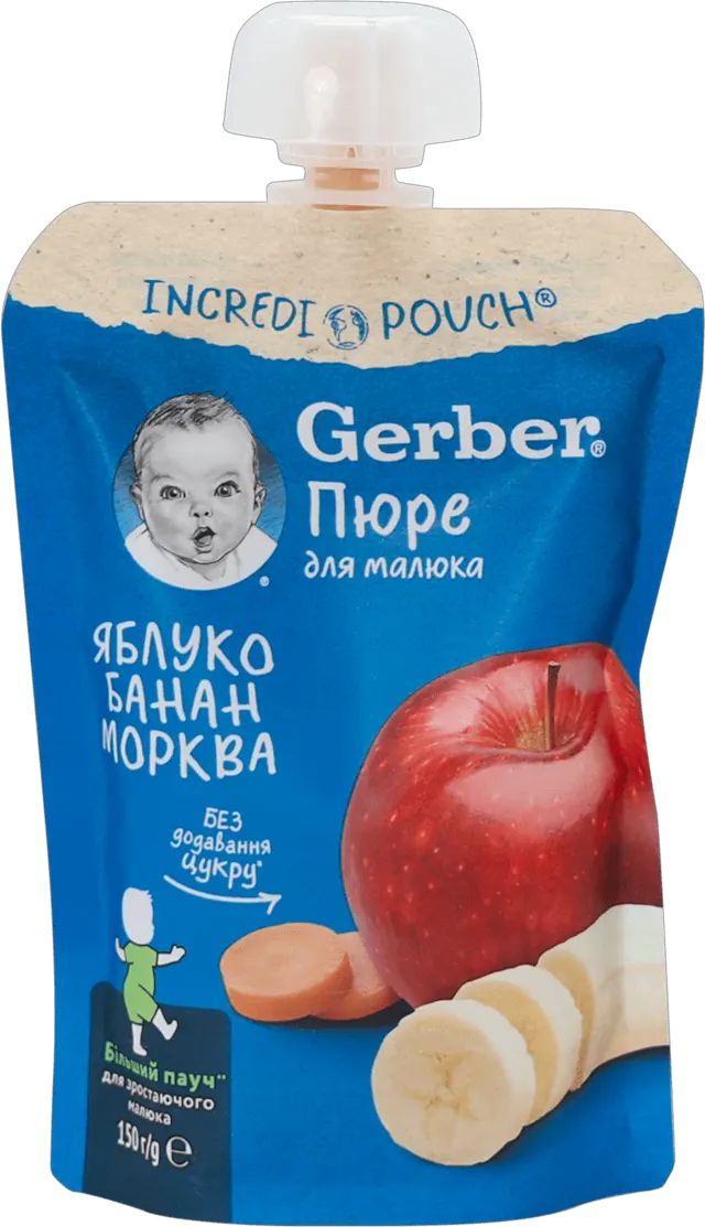 Gerber voć.pire jab/ban/šar 6m+ 150g Gerber