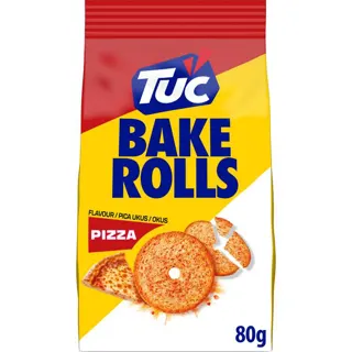 Dvopek Bake Rolls Pizza Tuc 80g