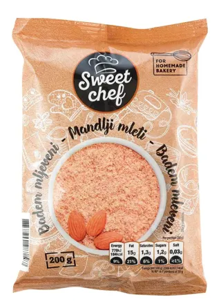 BADEM MLEVENI 200G SWEET CHEF