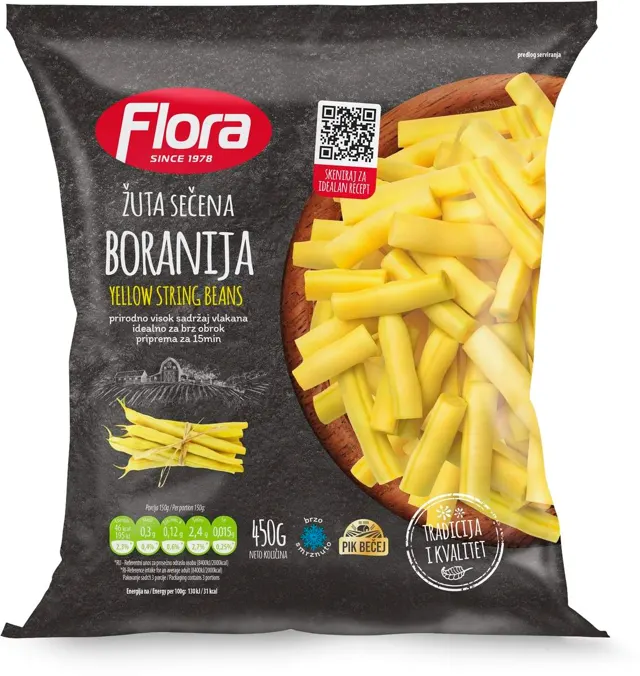 POV BORANIJA ZUTA 450G FLORA FLORA