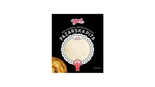 Pazarska pita sa mesom 0950 Jeni 950 g OSTALO