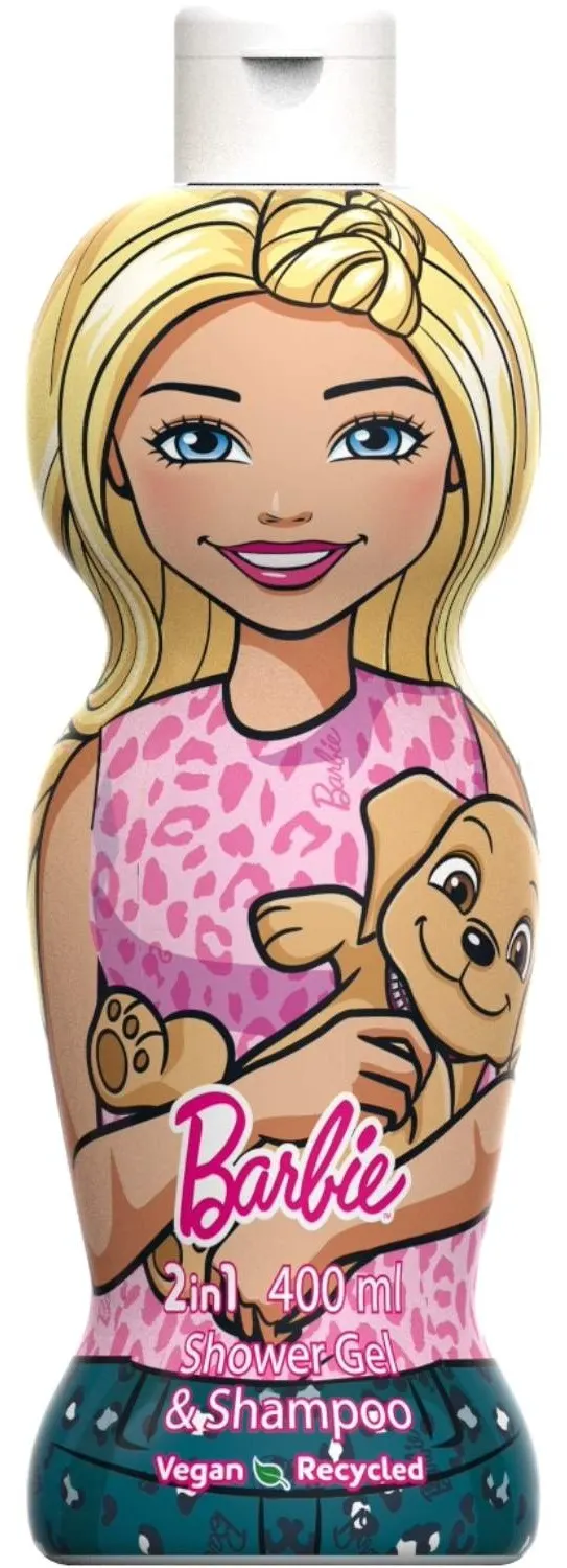 Gel za tusiranje deciji BARBIE 2u1 0400 Sterling 400 ml DISNEY