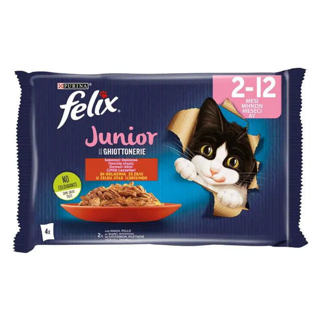 Hrana za macke Junior Felix 4x85g Felix