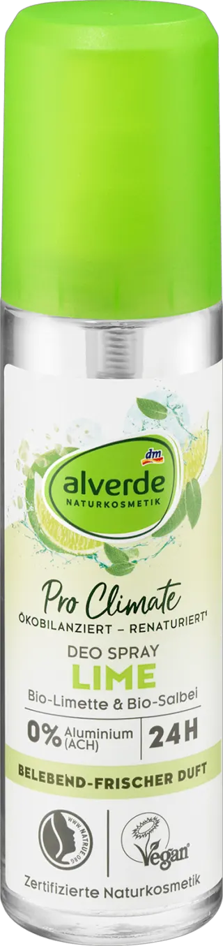 alverde deo sprej limeta/ žalfija 75ml