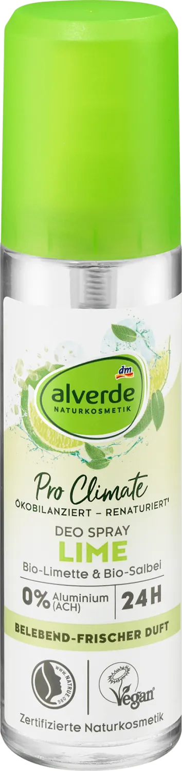 alverde deo sprej limeta/ žalfija 75ml alverde NATURKOSMETIK