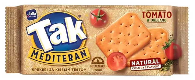 KREKER TAK MEDITERAN TOMATO 105G JAFFA DOO CRVENKA